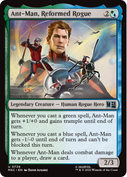 Ant-Man, Reformed Rogue single card from Magic: the Gathering