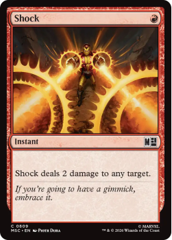 Shock single card from Magic: the Gathering