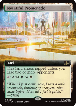 Bountiful Promenade (EXTENDED) single card from Magic: the Gathering