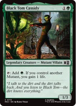 Black Tom Cassidy single card from Magic: the Gathering