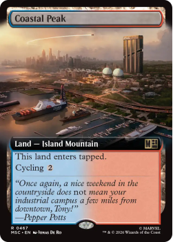 Coastal Peak (EXTENDED) single card from Magic: the Gathering