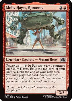 Molly Hayes, Runaway single card from Magic: the Gathering