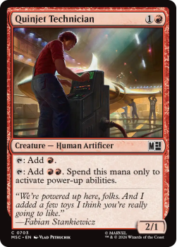 Quinjet Technician single card from Magic: the Gathering