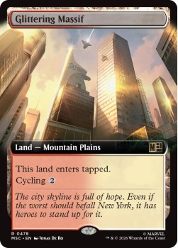 Glittering Massif (EXTENDED) single card from Magic: the Gathering