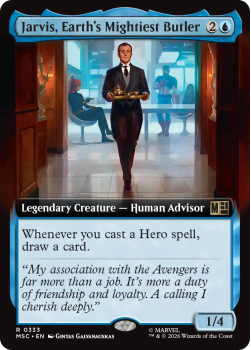 Jarvis, Earth's Mightiest Butler (EXTENDED) single card from Magic: the Gathering