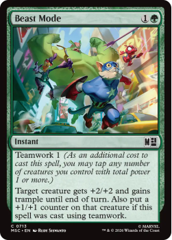 Beast Mode single card from Magic: the Gathering