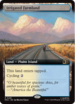 Irrigated Farmland (EXTENDED) single card from Magic: the Gathering