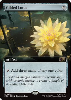 Gilded Lotus (EXTENDED) single card from Magic: the Gathering