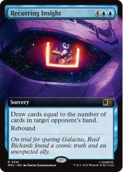 Recurring Insight (EXTENDED) single card from Magic: the Gathering