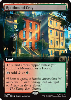 Rootbound Crag (EXTENDED) single card from Magic: the Gathering