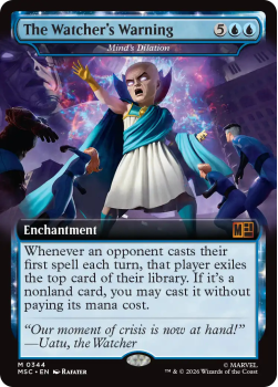The Watcher's Warning (EXTENDED) single card from Magic: the Gathering