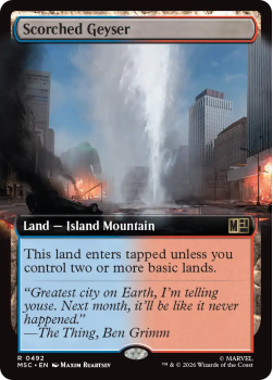 Scorched Geyser (EXTENDED) single card from Magic: the Gathering