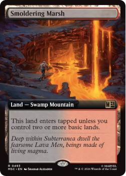 Smoldering Marsh (EXTENDED) single card from Magic: the Gathering