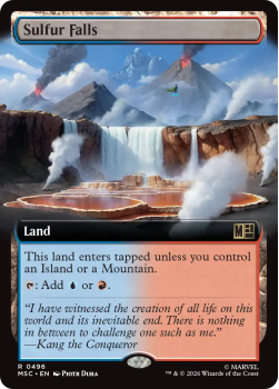 Sulfur Falls (EXTENDED) single card from Magic: the Gathering