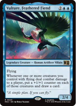 Vulture, Feathered Fiend single card from Magic: the Gathering