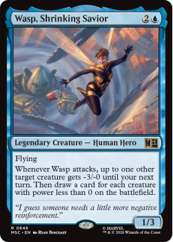 Wasp, Shrinking Savior single card from Magic: the Gathering