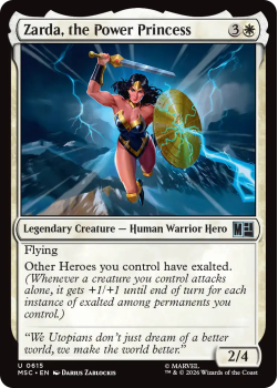 Zarda, the Power Princess single card from Magic: the Gathering