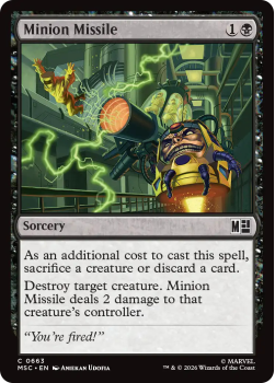 Minion Missile single card from Magic: the Gathering