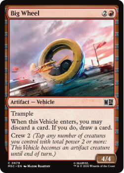 Big Wheel single card from Magic: the Gathering