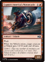 Captain America's Motorcycle (FOIL) : 0681 MARVEL SUPER HEROES COMMANDER - Magic the Gathering Single Card