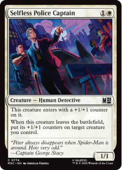 Selfless Police Captain single card from Magic: the Gathering