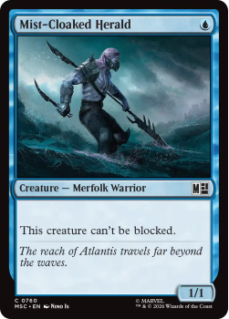 Mist-Cloaked Herald single card from Magic: the Gathering