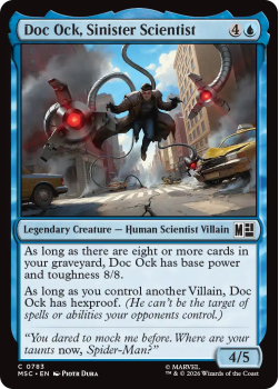 Doc Ock, Sinister Scientist single card from Magic: the Gathering