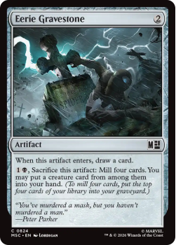 Eerie Gravestone single card from Magic: the Gathering