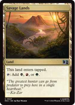 Savage Lands single card from Magic: the Gathering