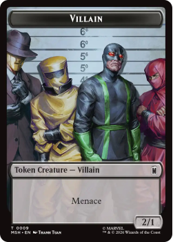 Villain 9 // Treasure 22 single card from Magic: the Gathering