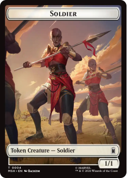 Soldier 4 // Insect 12 single card from Magic: the Gathering