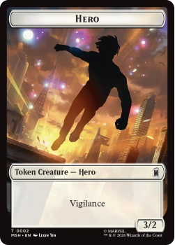 Hero 2 // Robot Villain 20 single card from Magic: the Gathering