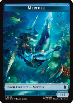 Merfolk 6 // Doombot 18 single card from Magic: the Gathering