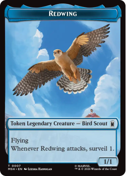 Redwing 7 // Zabu 16 single card from Magic: the Gathering