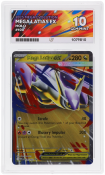 Mega Latias ex (HOLO) : 14/58 MEGA EVOLUTION - ACE GRADING Graded Card – 10 GEM MINT