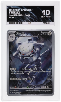 Steelix (ILLUSTRATION RARE) : 150/132 MEGA EVOLUTION - ACE GRADING Graded Card – 10 GEM MINT