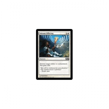 Solemn Offering : MAGIC 2014 036/249 - Magic the Gathering Single Card