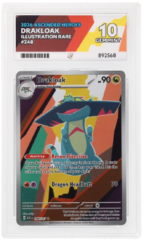 Drakloak (ILLUSTRATION RARE) : 248/217 MEGA EVOLUTION ASCENDED HEROES - ACE GRADING Graded Card - 10 GEM MINT