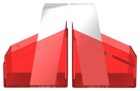 Ultimate Guard Boulder 100+ Clear - Ruby - Image 3