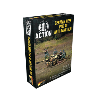 Bolt Action - German Heer Pak 40 Anti-Tank Gun