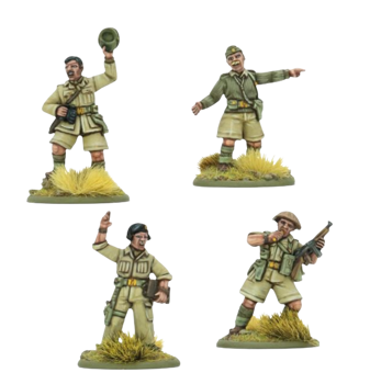 Bolt Action - British 8th Army Platoon Commanders