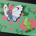 Ultra Pro Pokemon Caterpie Evolutions Stitched Playmat - Image 2