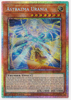 Astrazma Urania (Starlight Rare) single card from Yu-Gi-Oh