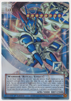 Black Luster Soldier - Soldier of Light and Darkness (Extended Art)(Ultra Rare) single card from Yu-Gi-Oh