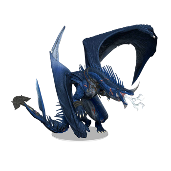 D&D Icons of the Realms: Anthradusk, Ancient Blue Dragon