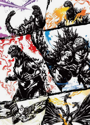 Godzilla Card Game Sleeve & Card Set: Ink-Brushed Monster Rampage - Image 2