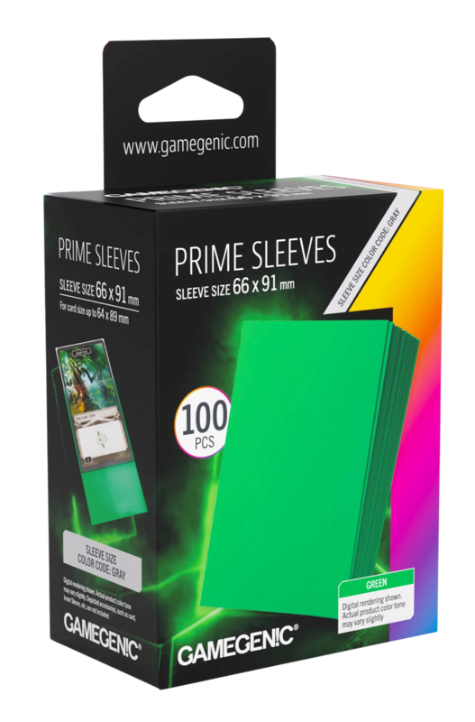 gamegenic card sleeves green 100CT Standard Matte Prime They are ideal for card games like Yu Prime Sleeves: Green : Toys
