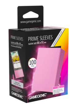 Gamegenic Prime Sleeves Pink 66x91 (100 ct.)