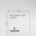 Gamegenic Board Game Sleeves Big Square Clear Matte 82x82 (50 Ct.) - Image 2