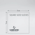 Gamegenic Board Game Sleeves Square Clear Matte 73x73 (50 Ct.) - Image 2